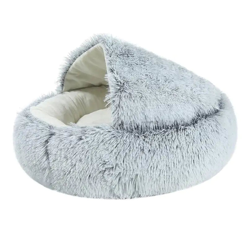 2-in-1 Pet Bed with Cozy Faux-Fur Outer - Available in Multiple Sizes