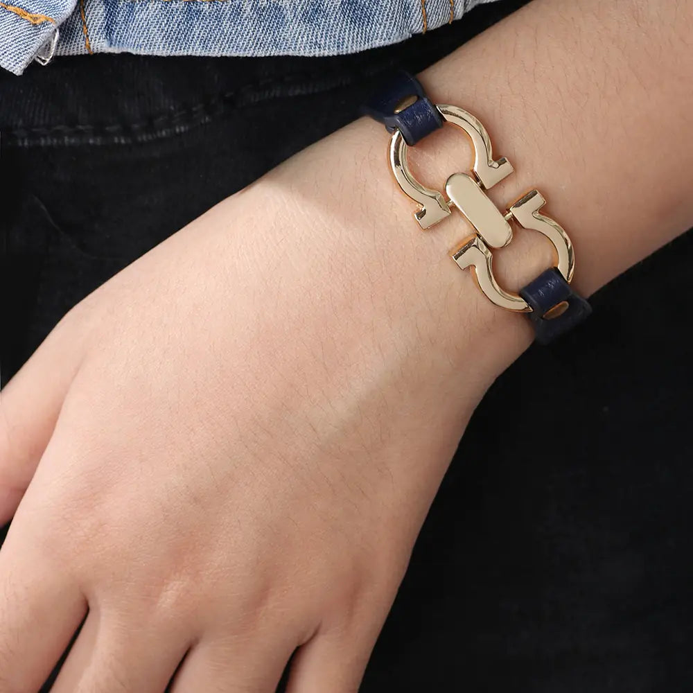 Lovers Bracelet - Unique Design with Geometric Buckle