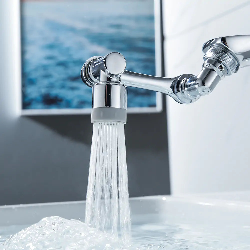 Universal Faucet Extender - 1080° Rotation, Dual Mode Water Options, Easy Installation