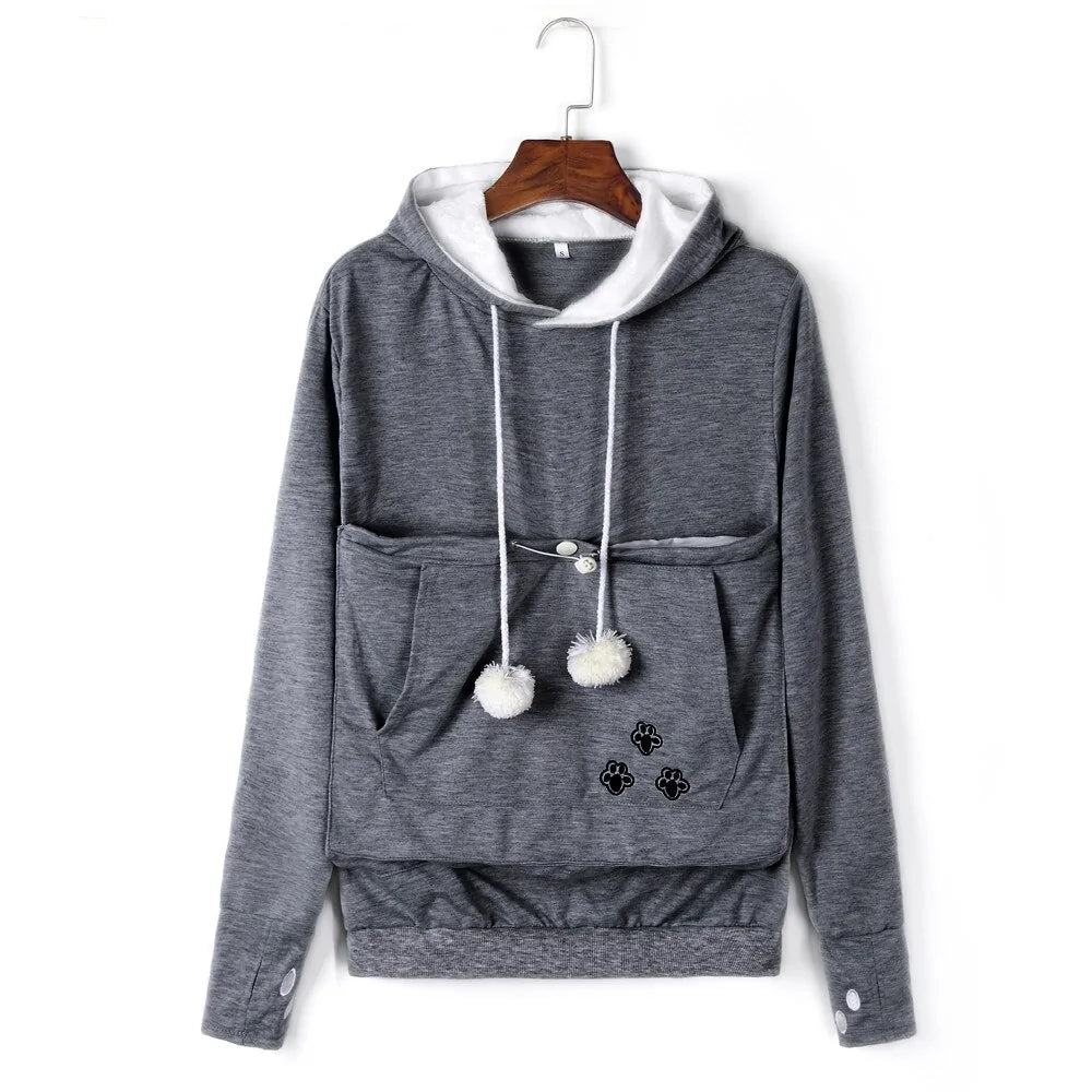 Casual Women Sweatshirt - Stylish and Warm Hoodie for Autumn & Winter