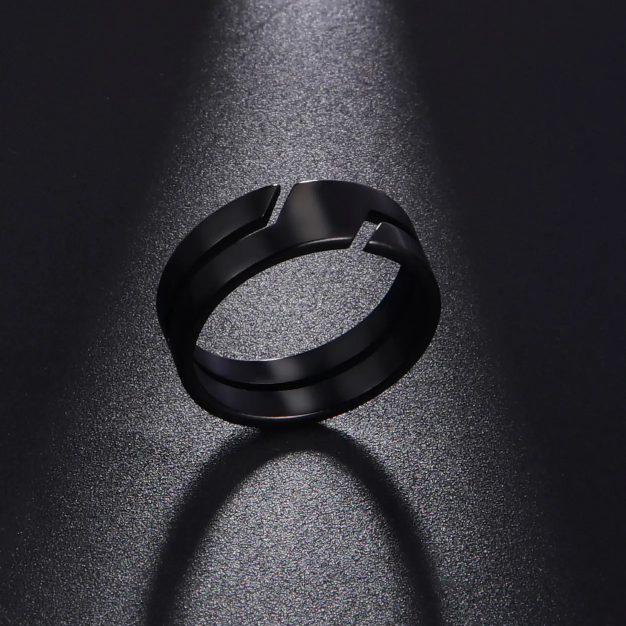 Unisex Stainless Steel Rings - Durable Silver Color Jewelry