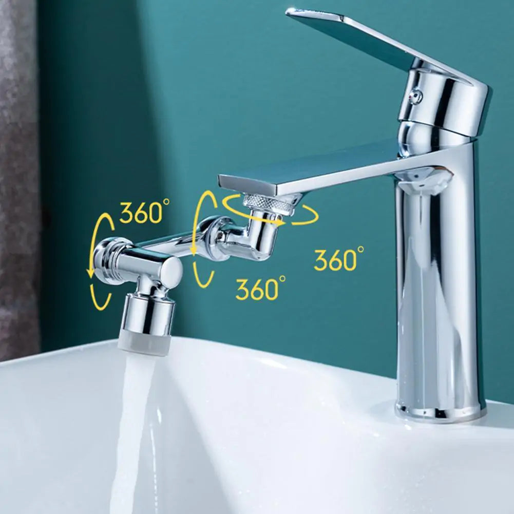 Universal Faucet Extender - 1080° Rotation, Dual Mode Water Options, Easy Installation