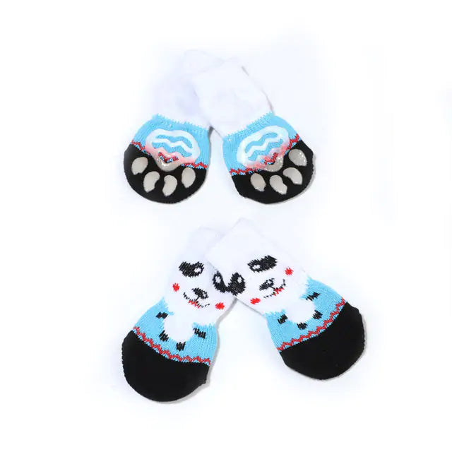 Knitted Pet Socks Set - Keep Your Pup Warm and Safe