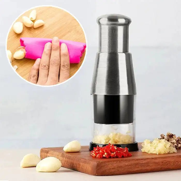 Hand Press Garlic Chopper