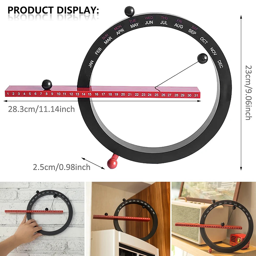 Nordic Style Magnetic Table Calendar