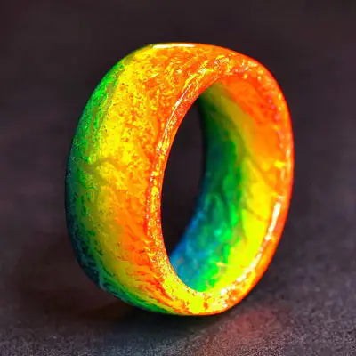 Luminous Glow Rings - Stylish Resin Rings that Illuminate in the Dark