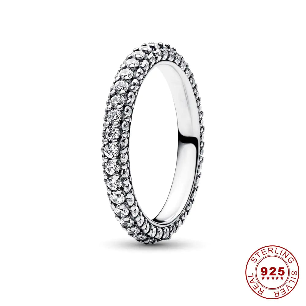 Pandora Moon and Sun Ring - Sterling Silver Celestial-inspired Stackable Design