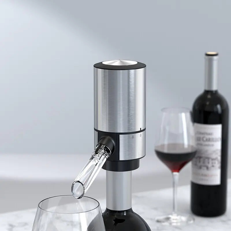 Electric Wine Aerator and Dispenser - Quick & Effortless Aeration